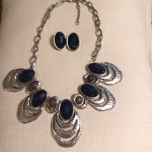 Necklace and earrings